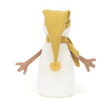 Jellycat: przytulanka bałwanek w żółtej czapeczce Lenny Snowman 37 cm - Noski Noski