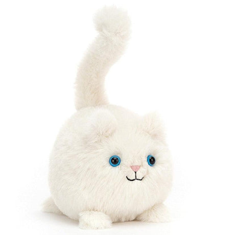 Jellycat: przytulanka biały kotek Kitten Caboodle Cream 10 cm - Noski Noski