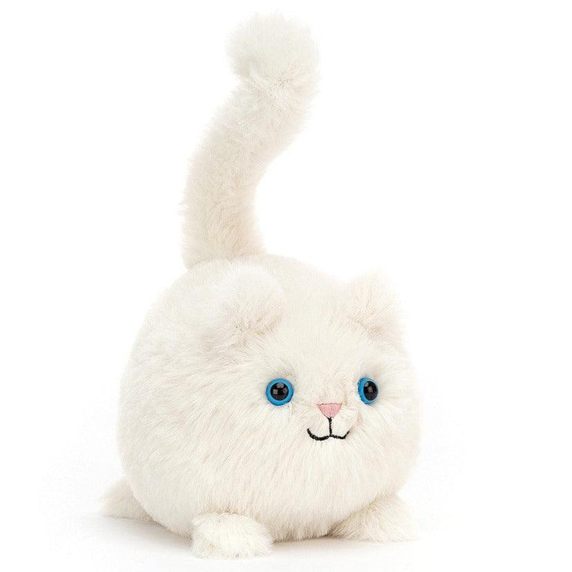 Jellycat: przytulanka biały kotek Kitten Caboodle Cream 10 cm - Noski Noski