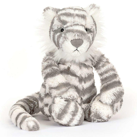 Jellycat: przytulanka biały tygrys Bashful Snow Tiger 31 cm - Noski Noski