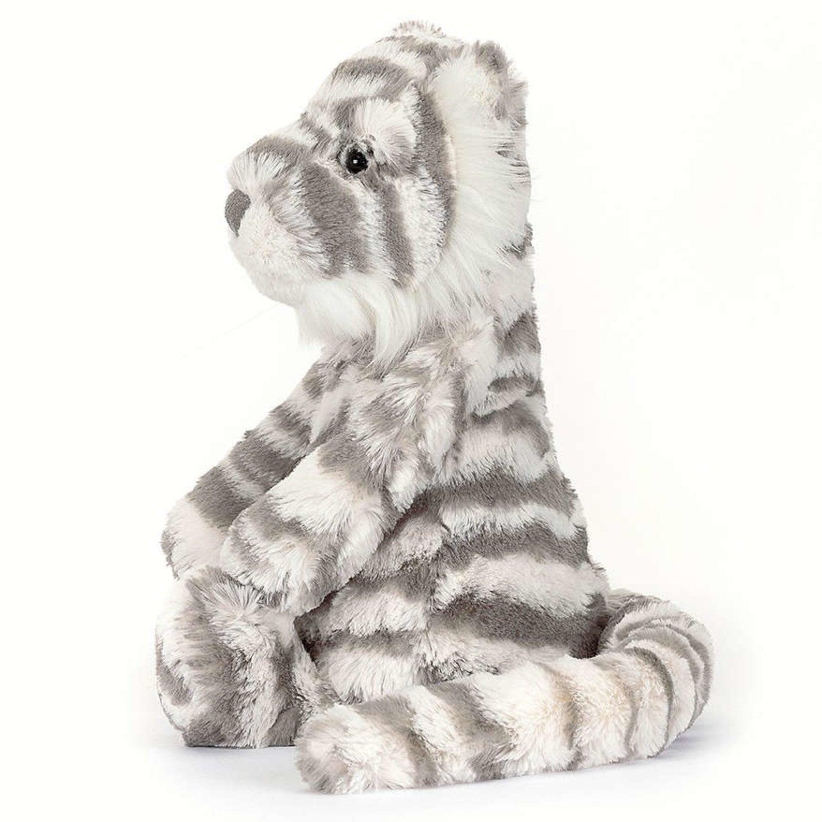 Jellycat: przytulanka biały tygrys Bashful Snow Tiger 31 cm - Noski Noski