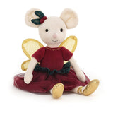 Jellycat: przytulanka cukrowa wróżka myszka Sugar Plum Fairy Mouse 25 cm - Noski Noski