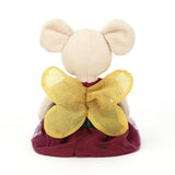 Jellycat: przytulanka cukrowa wróżka myszka Sugar Plum Fairy Mouse 25 cm - Noski Noski