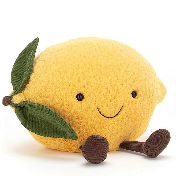 Jellycat: przytulanka cytryna Amuseable Lemon 27 cm - Noski Noski