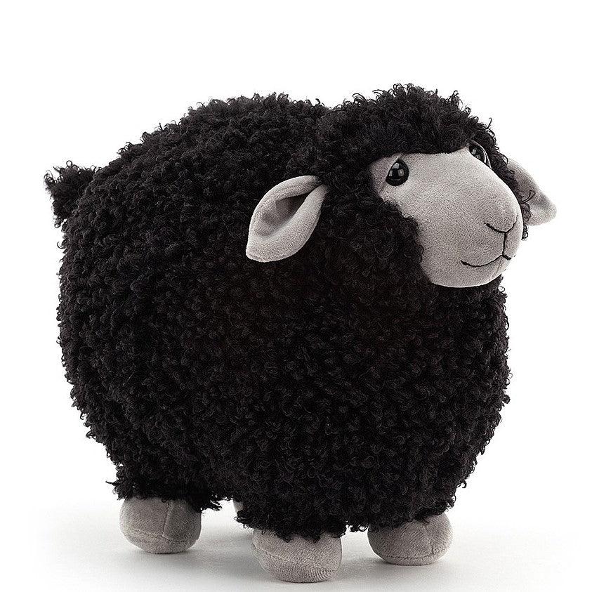 Jellycat: przytulanka czarna owca Rolbie Sheep Black 28 cm - Noski Noski
