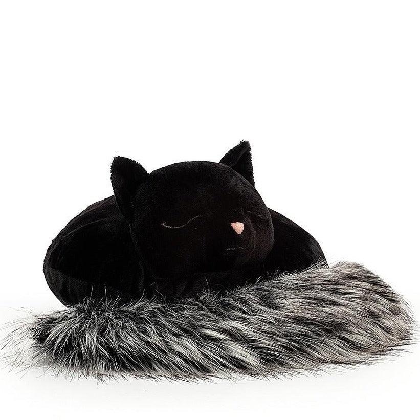 Jellycat: przytulanka czarny kot Nestie 38 cm - Noski Noski
