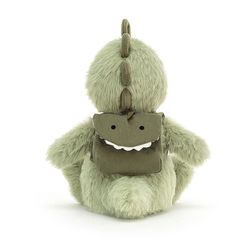 Jellycat: przytulanka dinozaur z plecakiem Backpack Dino 24 cm - Noski Noski