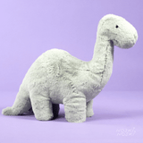 Dinozaur Jellycat Fossilly Brontosaurus 26 cm - mięciutka, pluszowa maskotka dla dzieci, idealny prezent powitalny.