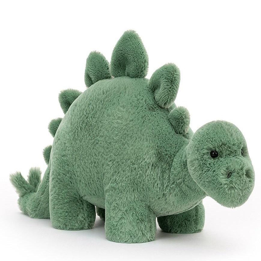 Maskotka dinozaur Jellycat Fossilly Stegosaurus 16 cm – mięciutki, puszysty pluszak idealny dla maluchów.