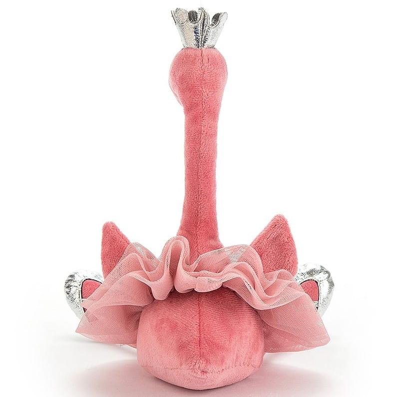 Jellycat: przytulanka flaming w koronie Fancy Flamingo 34 cm - Noski Noski