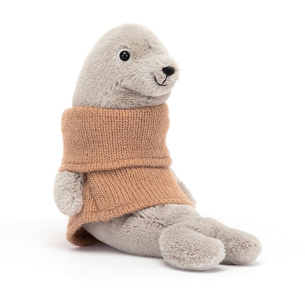 Jellycat: przytulanka foka w sweterku Cozy Crew Seal 14 cm - Noski Noski