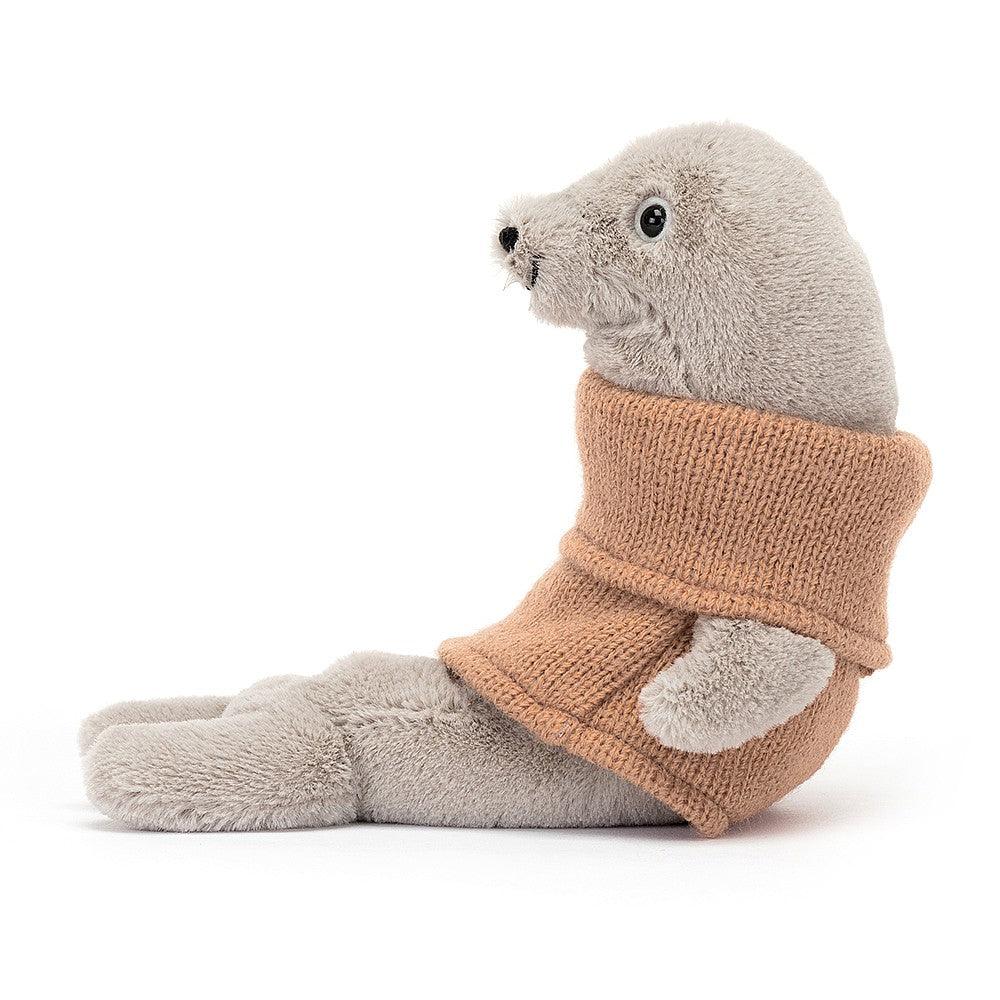 Jellycat: przytulanka foka w sweterku Cozy Crew Seal 14 cm - Noski Noski