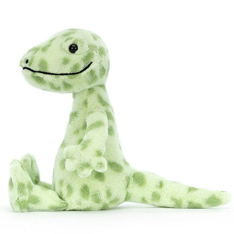 Miękka, zielona maskotka Gekon Jellycat Gunner Gecko 25 cm – idealna przytulanka dla malucha i starszaka.