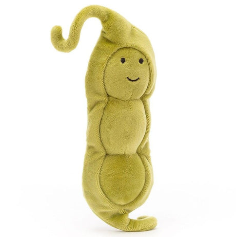 Przytulanka Groszek Jellycat Vivacious Vegetable 17 cm – idealna maskotka dla niemowlaka, przyjazne materiały, różnorodne faktury.