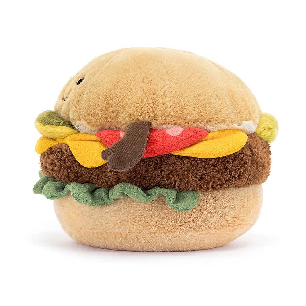 Jellycat: przytulanka hamburger Amuseable Burger 11 cm - Noski Noski