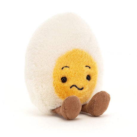 Jellycat: przytulanka jajko gotowane mina Amuseable Confused Boiled Egg 14 cm - Noski Noski
