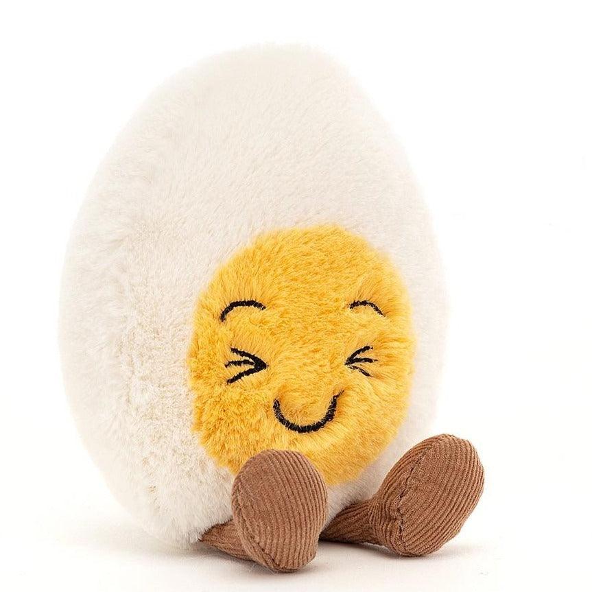 Jellycat: przytulanka jajko gotowane mina Amuseable Laughing Boiled Egg 14 cm - Noski Noski