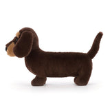Maskotka Jamnik Pluszaki Jellycat Otto Przytulanka 13 cm z aksamitną sierścią, idealna do zabaw i drzemek.