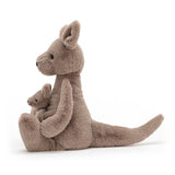 Jellycat: przytulanka kangurzyca i kangurek Kara Kangaroo 20 cm - Noski Noski