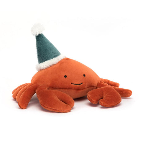 Jellycat: przytulanka krab w czapeczce Celebration Crustacean Crab 16 cm - Noski Noski