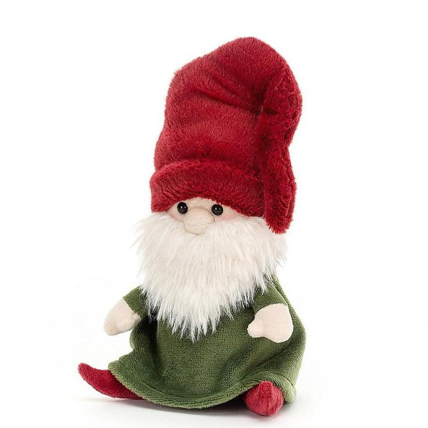 Jellycat: przytulanka krasnoludek Nisse Gnome Rudy 15 cm - Noski Noski
