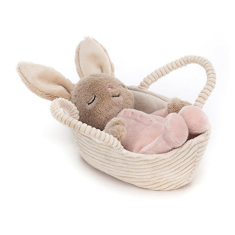 Jellycat: przytulanka króliczek w koszyczku Rock-A-Bye Bunny 19 cm - Noski Noski