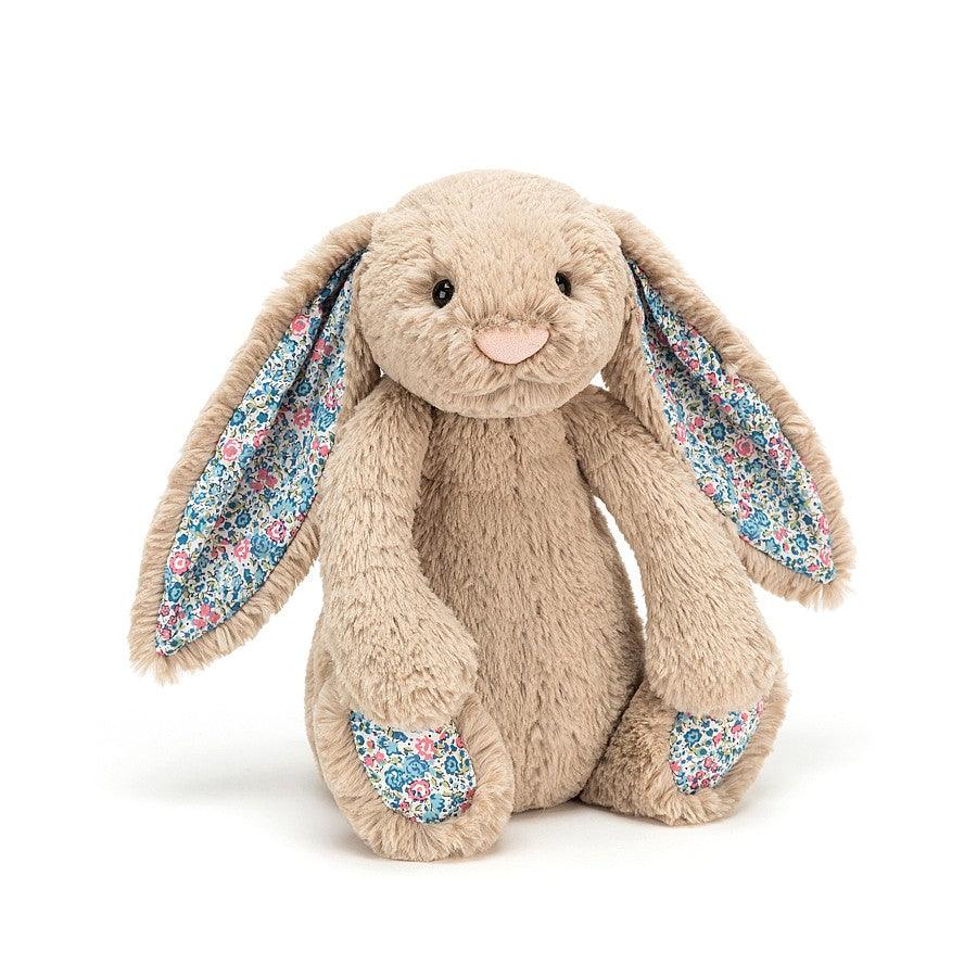 Jellycat: przytulanka króliczek wzorzyste uszy Bashful Bunny 18 cm - Noski Noski