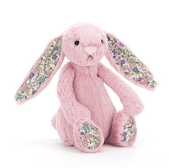 Jellycat: przytulanka króliczek wzorzyste uszy Bashful Bunny 18 cm - Noski Noski