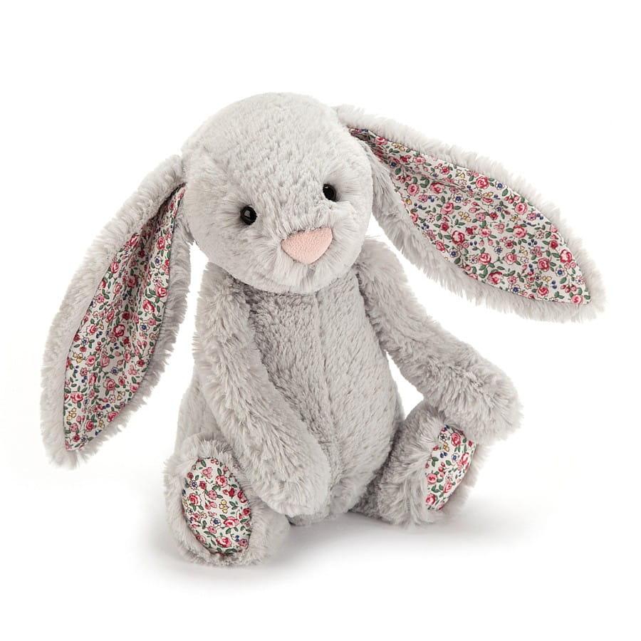 Jellycat: przytulanka króliczek wzorzyste uszy Bashful Bunny 18 cm - Noski Noski