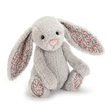 Jellycat: przytulanka króliczek wzorzyste uszy Bashful Bunny 18 cm - Noski Noski