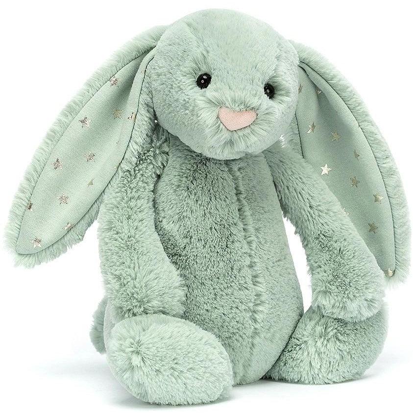 Jellycat: przytulanka króliczek wzorzyste uszy Bashful Bunny 31 cm - Noski Noski