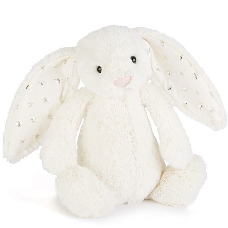 Jellycat: przytulanka króliczek wzorzyste uszy Bashful Bunny 31 cm - Noski Noski