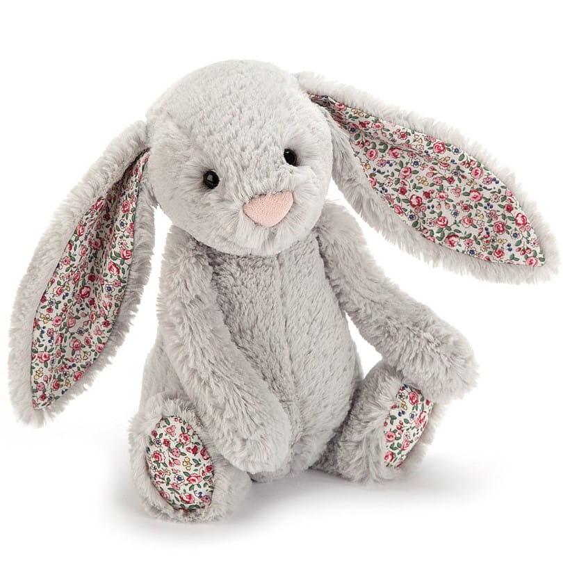 Jellycat: przytulanka króliczek wzorzyste uszy Bashful Bunny 31 cm - Noski Noski