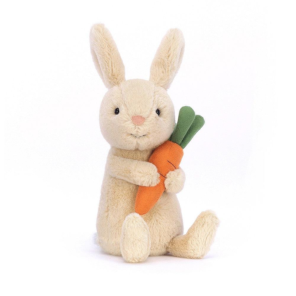 Jellycat: przytulanka króliczek z marchewką Bonnie Bunny With Carrot 15 cm - Noski Noski