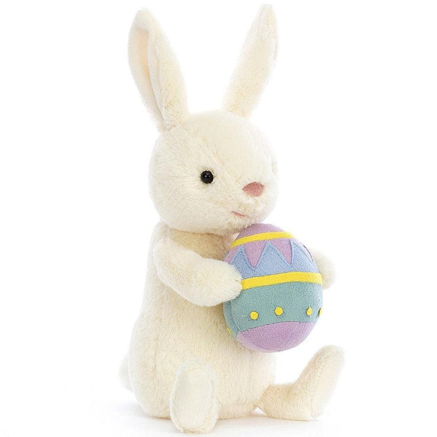 Jellycat: przytulanka króliczek z pisanką Bobbi Bunny 18 cm - Noski Noski