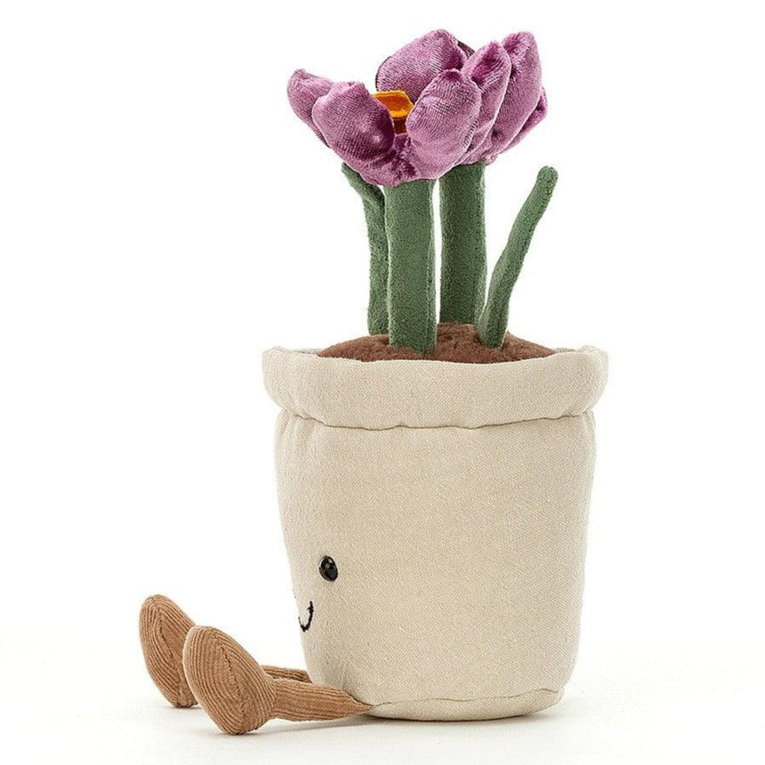 Jellycat: przytulanka kwiatek doniczkowy Amuseable Crocus 20 cm - Noski Noski