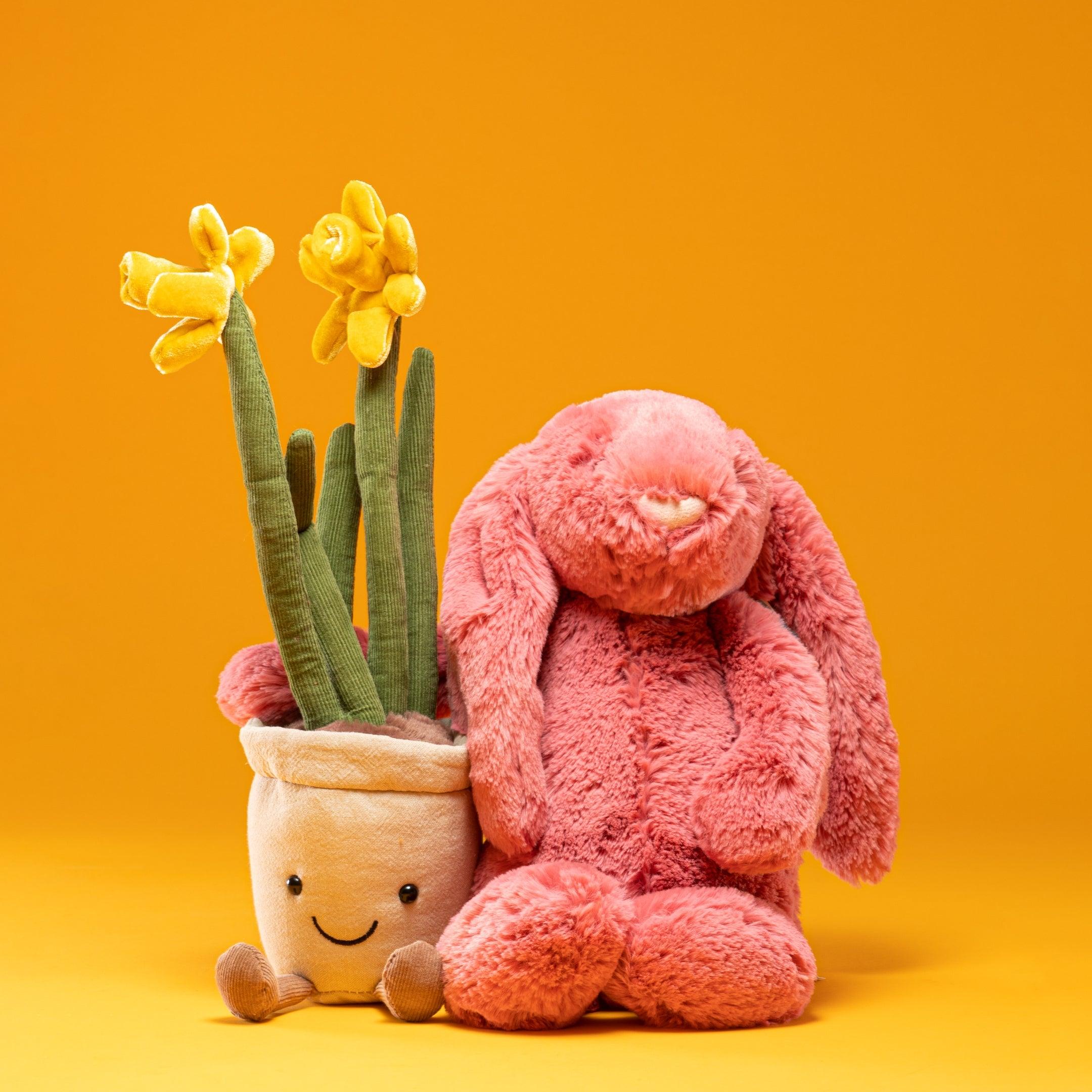 Jellycat: przytulanka kwiatek doniczkowy żonkil Amuseable Daffodil 30 cm - Noski Noski