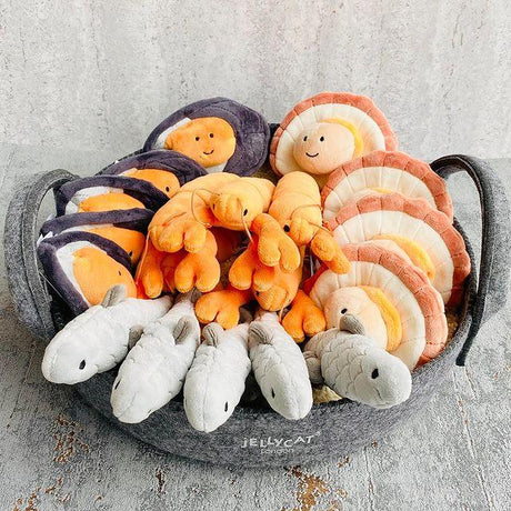 Jellycat: przytulanka langusta Sensational Seafood Langoustine 10 cm - Noski Noski