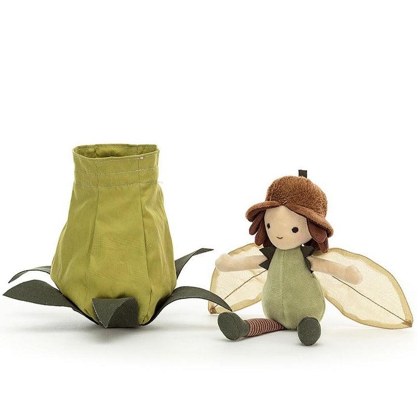 Jellycat: przytulanka leśna wróżka Petalkin Doll Acorn 28 cm - Noski Noski