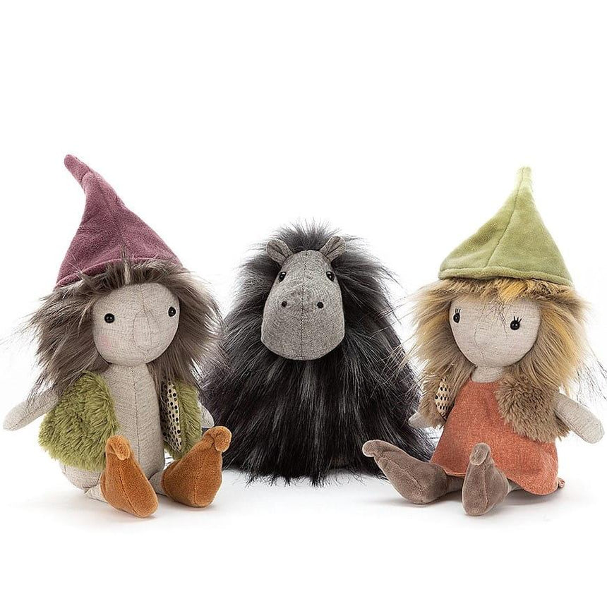 Jellycat: przytulanka leśny skrzat Forest Forager Acorn 23 cm - Noski Noski