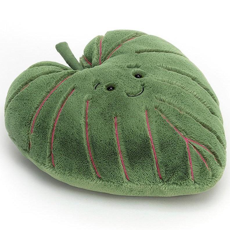 Jellycat: przytulanka liść begonii Pink Angel Leaf 34 cm - Noski Noski