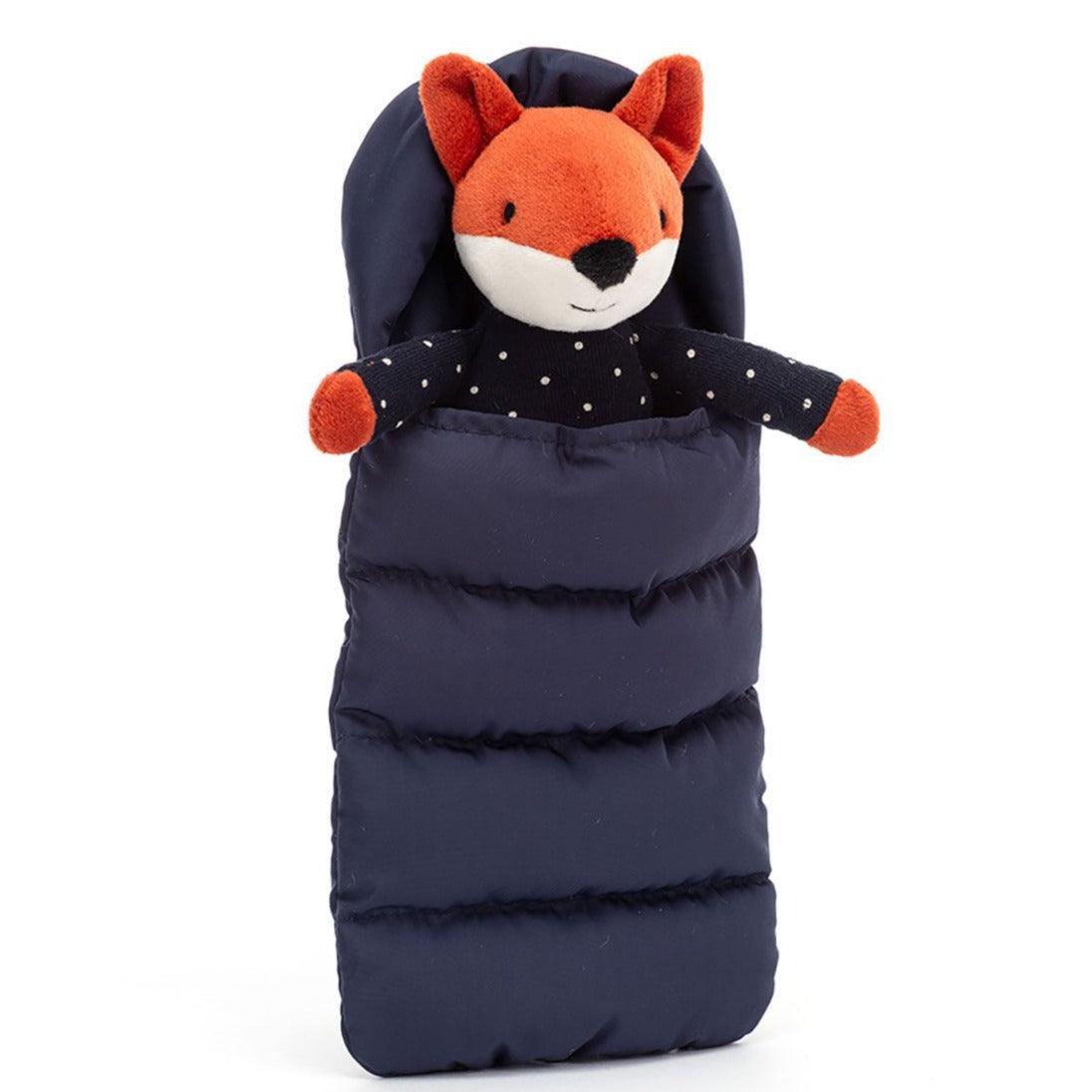 Jellycat: przytulanka lisek w śpiworku Snuggler Fox 23 cm - Noski Noski