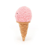 Jellycat: przytulanka lody w wafelku Irresistible Ice Cream 18 cm - Noski Noski