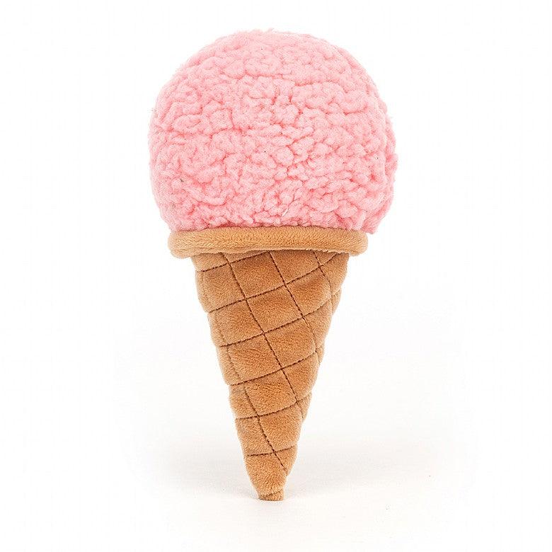 Jellycat: przytulanka lody w wafelku Irresistible Ice Cream 18 cm - Noski Noski