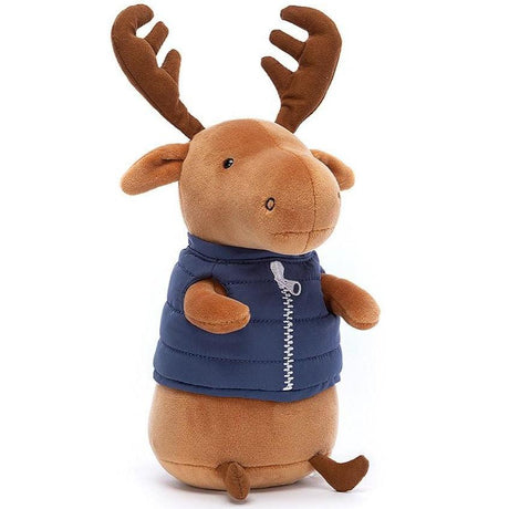 Jellycat: przytulanka łoś w kamizelce Campfire Critter Moose 18 cm - Noski Noski