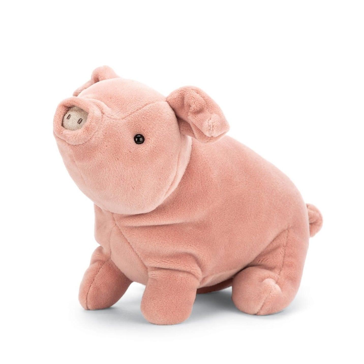 Jellycat: przytulanka mała świnka Mellow Mallow 18 cm - Noski Noski