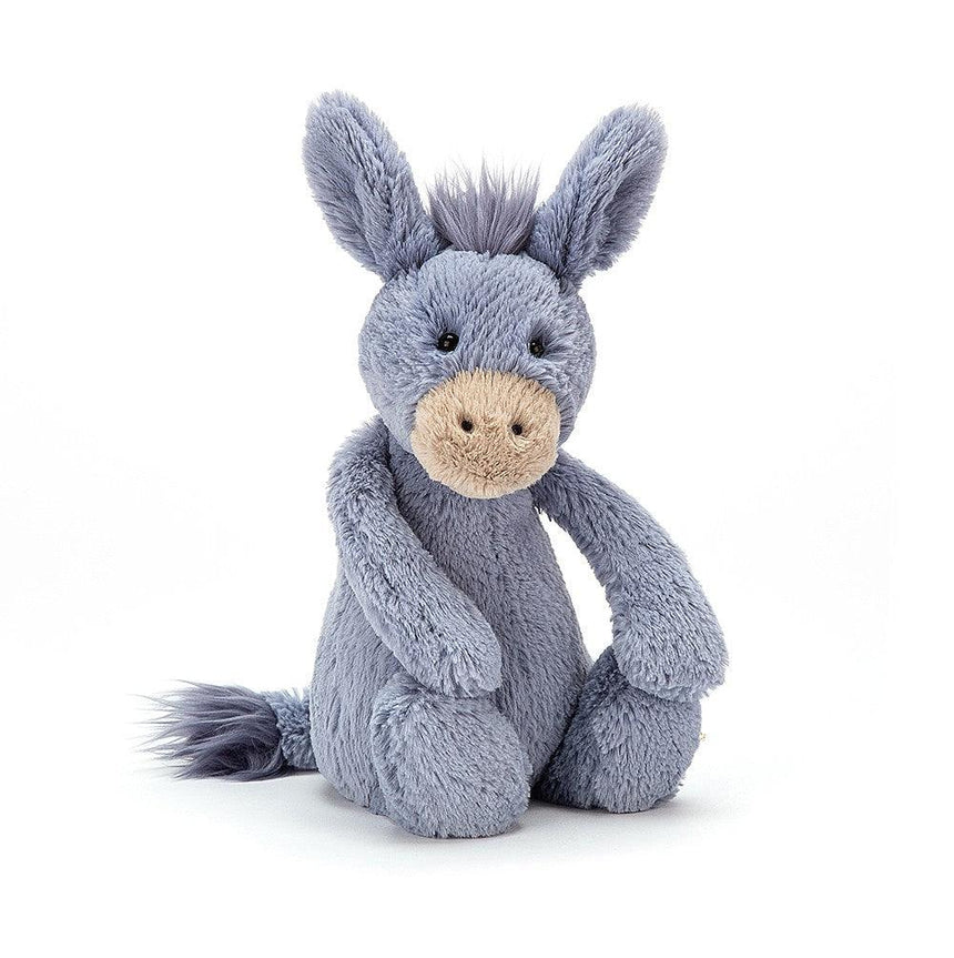 Jellycat: przytulanka mały osiołek Bashful Donkey 18 cm - Noski Noski