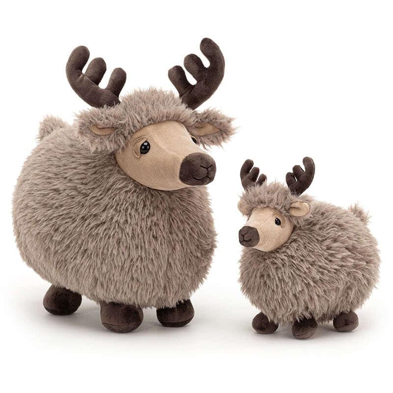 Jellycat: przytulanka mały renifer Rolbie Reindeer 15 cm - Noski Noski