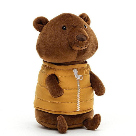 Jellycat: przytulanka miś w kamizelce Campfire Critter Bear 18 cm - Noski Noski