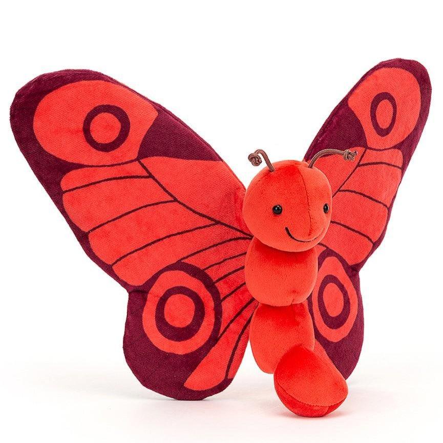 Jellycat: przytulanka motyl Breezy Butterfly 23 cm - Noski Noski